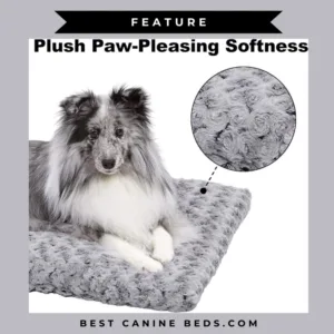 Midwest homes for pets plush dog bed feature