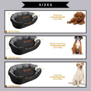 BingoPaw dog bed sizes