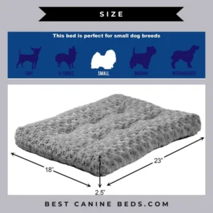 Midwest homes for pets plush dog bed size